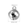 uxcell Jingle Bells, 9/16" 12pcs Small Craft Bells for DIY Holiday Decoration, Musical Party, Home, Festival, Wedding, Silver Tone view 2