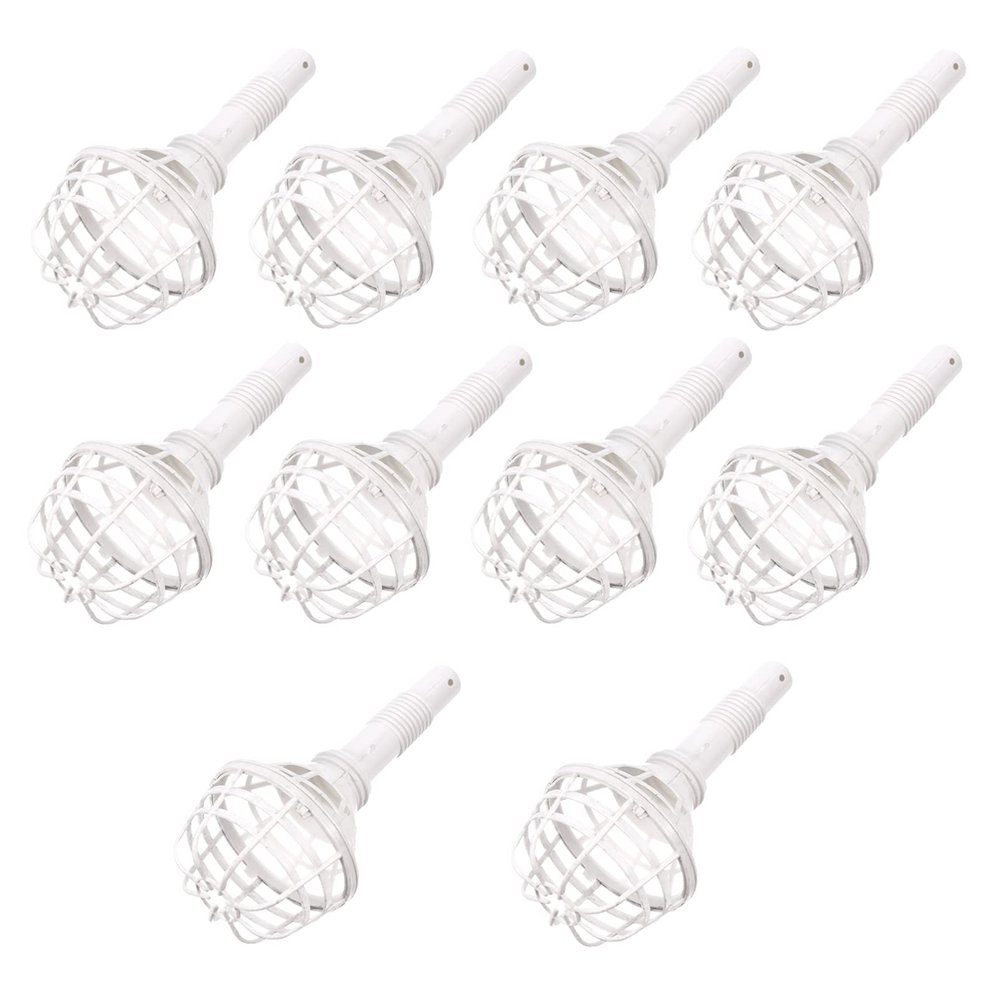 Didiseaon 10pcs Foam Floral Handle Bridal Bouquet Holder Floral Foam Holder Artificial Flower Wedding Party Supplies for Bridal Fresh Flowers Silk