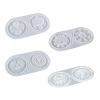 Seven Chakra Resin Molds Storage Tray Mould Silicone Agate Coaster Molds Glossy Plate Molds for Making DIY Crafts view 1