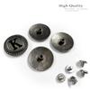 Belts.com LeatherCraft A to Z (26 PCS) 1-1/8" Antique Silver Letter Initial Alphabet Conchos Screw Back Concho view 4