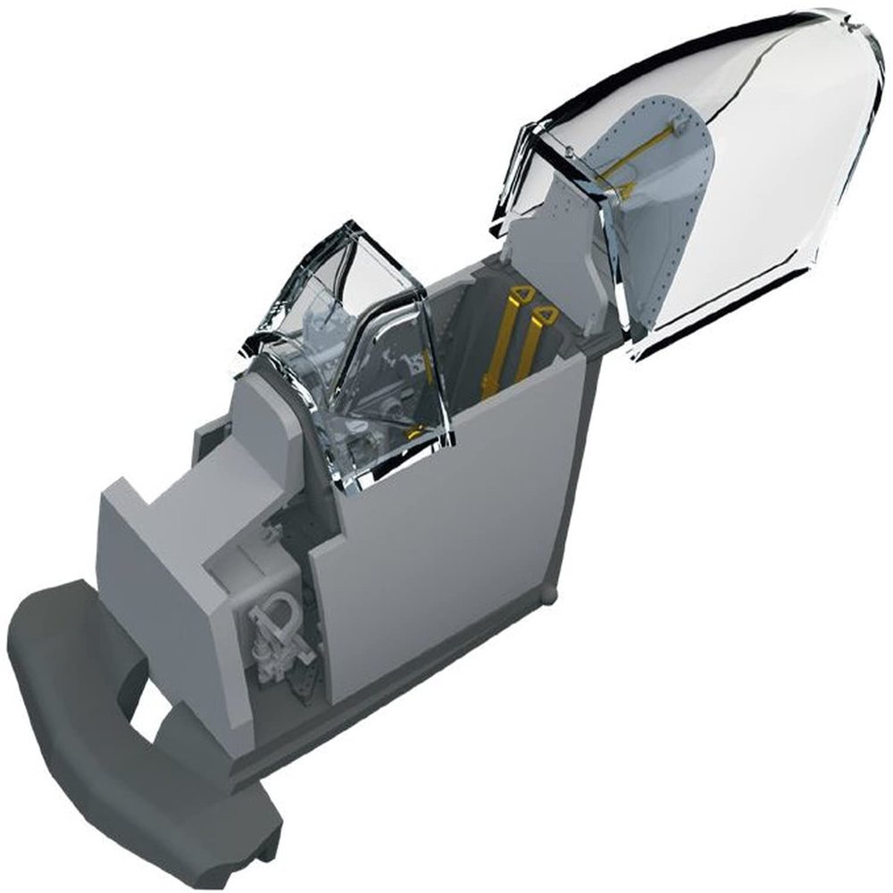 Eduard Accessories EDB672289 Eduard Brassin 1:72-S-199 Cockpit Bubble Canopy Print Scale Model Accessories Set