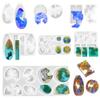 SENHAI 7 PCS Island Pendant Resin Molds, Ocean Style Epoxy Silicone Molds for DIY Craft Making Pendant Keychain Jewelry view 1