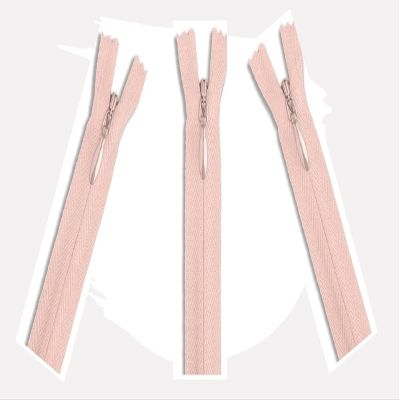 Invisible (Conceal) YKK Zippers - Perfect for Clothes, Crafts & Sewing Projects - Color: Dusty Rose #274 - Choose Your Length - Made in The United States (3 Zippers Per Pack) (18' Inches)
