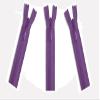 Invisible (Conceal) YKK Zippers - Perfect for Clothes, Crafts & Sewing Projects - Color: Royal Purple #303 - Choose Your Length - Made in The United States (3 Zippers Per Pack) (12" Inches) view 1