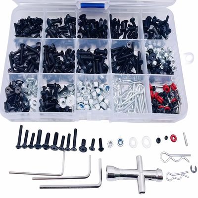 Waitahug 634pcs Universal RC Screw kitRepair Tools Compatible with Traxxas, Arrma, HPI, RC4WD, Axial, Himoto, Tamiya, Redcat, Losi, HSP, Exceed RC Remote-Controlled Vehicles, Tracked Vehicles