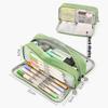 EHOPE Large Capacity Pencil Case Big Capacity Pouch Portable Large Storage Pen Case Pencil Bag for Office Travel Holder Box (Balck) view 2