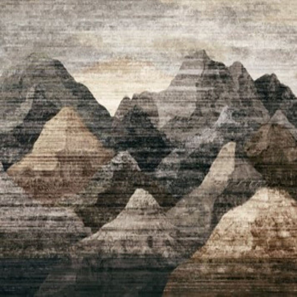 Northcott Fabrics Stonehenge Mountain Vista Digital Panel, 44L" x 36W", Unframed Art Print, Living Room, Bedroom