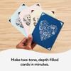 Cricut Insert Cards R10, Create Depth-Filled Birthday Cards, Thank You Cards, Custom Greeting Cards at Home, Compatible with Cricut Joy/Maker/Explore Machines, Glitz and Glam Sampler (42 ct) view 3