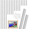 ZAWAGIIK Layout Block System for Stained Glass Panels 16" 8" 6" 3" Pack of 16 Layout Block System for Stained Glass Supplies and Tools with 80 Push Pins for Stained Glass Making Craft view 1