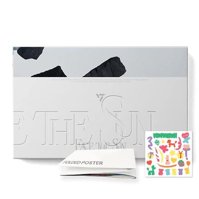 dreamus Seventeen 4th Album 'Face the Sun' - Folded poster + Top decorative sticker (ep.5 Pioneer)