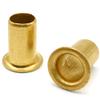 (100Pcs) Brass Hollow Rivet Fastener, M6x8mm Used DIY to Connect Metal. view 3