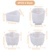 4PCS Creative Dessert Theme Candle Silicone Molds Cheese and Pudding Shape 4 Style Wax Soap DIY Mould for UV Resin Epoxy Resin Jewelry Making and House Decoration view 2