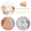 4PCS Creative Dessert Theme Candle Silicone Molds Cheese and Pudding Shape 4 Style Wax Soap DIY Mould for UV Resin Epoxy Resin Jewelry Making and House Decoration view 3