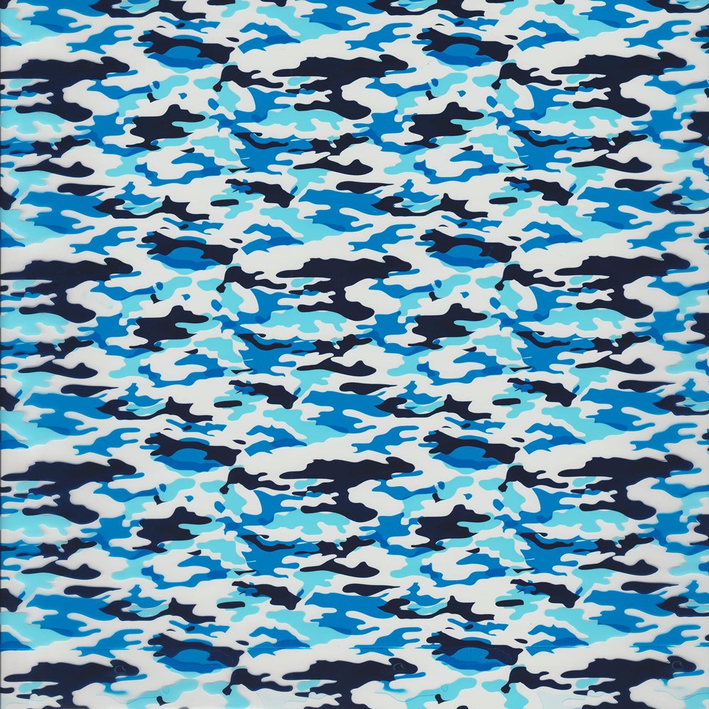 ST Color Camo008-Water Transfer Printing / Hydrographics / Hydro Dipping Film-Water Blue Camo-50cm Widthx400cm Length