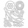 BENECREAT 5.5x4.5 Inch Honey Bee & Flower Branches Cutting Dies, Metal Stencils for DIY Scrapbooking, Card Making, Paper Crafts, Invitations, Home Decor, Embossing view 2
