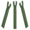 Invisible (Conceal) YKK Zippers - Perfect for Clothes, Crafts & Sewing Projects - Color: Army Green #566 - Choose Your Length - Made in The United States (3 Zippers Per Pack) (10" Inches) view 1