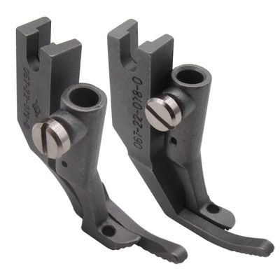 CKPSMS Brand - Left and Right Zipper Knurled Presser Foot Compatible with/Replacement for Durkopp Adler Brand 67, 167, 267, 69, 269 (S67ZL+S67ZR)