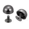 uxcell 12x7mm Screw Back Rivets Hollow Round Head Leather Studs Spike Black 10 Sets view 1