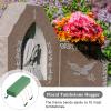 3 Pack Headstone Flower Saddle 12 Inch Headstones for Graves Saddles for Headstones Wire Rustproof Galvanized Tombstone Saddle with Floral Foam for Grave Headstone Cemetery Floral Arrangements Decor view 4