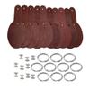 Leather Keychains Blanks 10 Pack-Unique Oval Shaped One Pieced Leather Key Fobs Blanks-Hardware Included (MAHOGANY) view 1