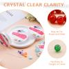 UOOU 0.4mm/4 Rolls Bracelet String, Elastic String for Bracelets, 60M Stretchy Clear Beading Thread with Bead Needles Stretch Cord for Jewelry Making Supplies view 2