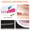 UOOU 0.4mm/4 Rolls Bracelet String, Elastic String for Bracelets, 60M Stretchy Clear Beading Thread with Bead Needles Stretch Cord for Jewelry Making Supplies view 3