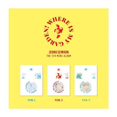 JEONG SE WOON - Where is my Garden! 5th Mini Album (Random ver.)