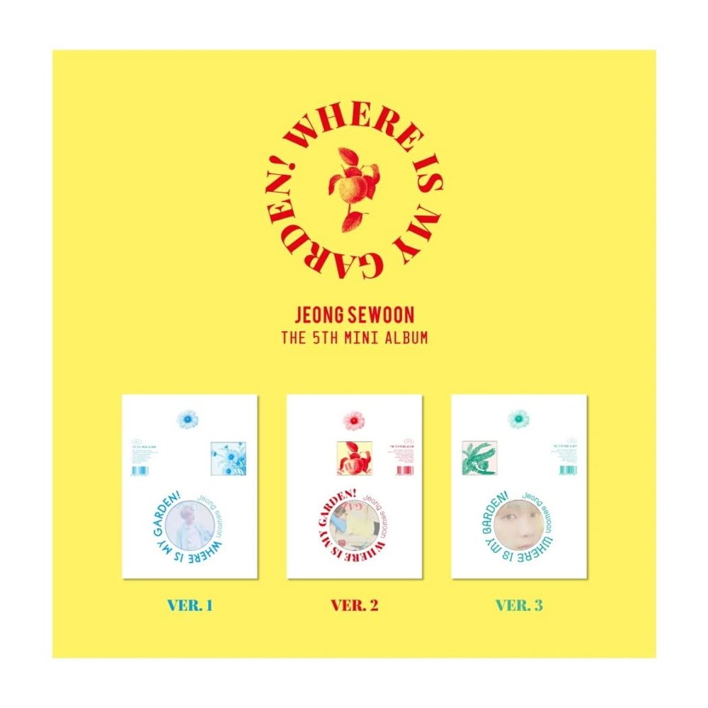 JEONG SE WOON - Where is my Garden! 5th Mini Album (Random ver.)