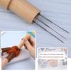 Mayboos Wool Felting Tool Kit - 3 Needles, Finger Protector for Home Craft Work view 4