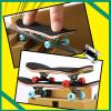 Zhehao 20 Pieces Fingerboard Tool Set Bearing Wheels with 4 Pieces Tool Screwdriver and Nut Driver Compatible with Most Fingerboard Trucks(White, Black, Red, Light Blue) view 2