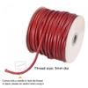 uxcell 5mm Waxed Polyester String Cord 36M (40-Yards) Beading Thread Crafting Rope for Jewelry Making Bracelet Necklace Weaving, Wine Red view 3