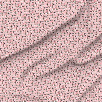 Spoonflower Fabric - Winter Holiday Christmas Dog Bandana Pet Breeds Faces Wreaths Printed on Petal Signature Cotton Fabric by the Yard - Sewing Quilting Apparel Crafts Decor