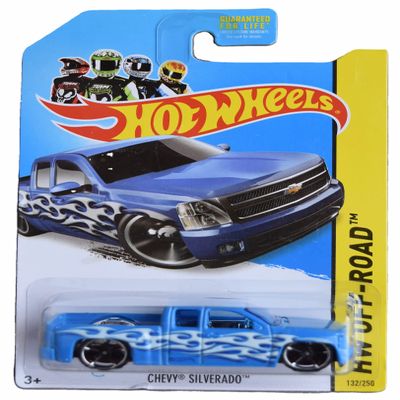 Hot Wheels Chevy Silverado, Off Road 132/250, Blue