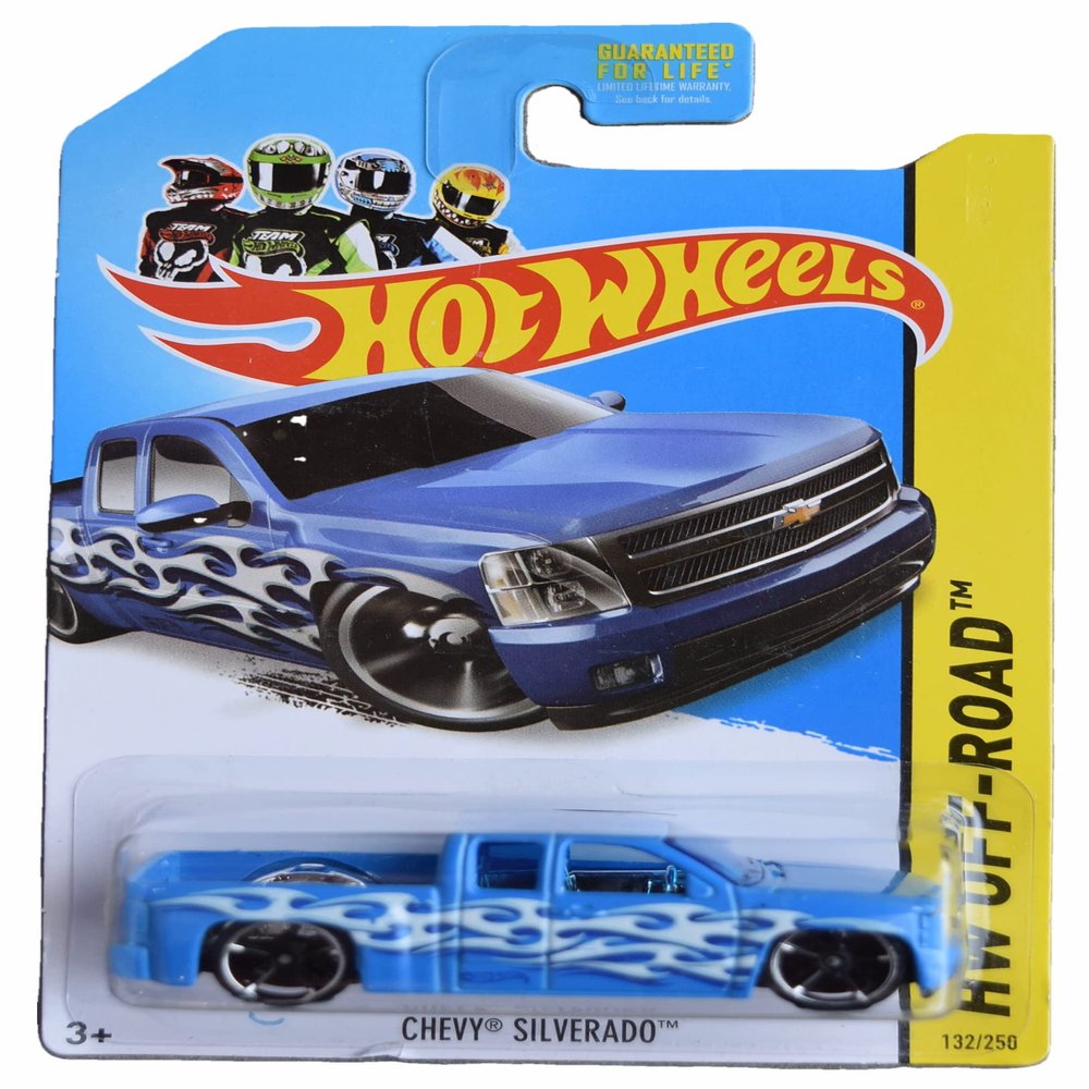 Hot Wheels Chevy Silverado, Off Road 132/250, Blue