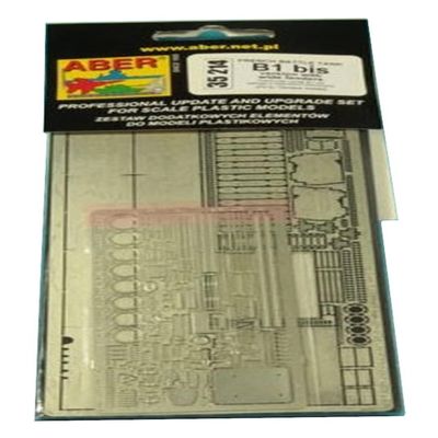 Avert 35214 1/35 French Army Shar B1bis Heavy Tank Wide Fender Set (For Tamiya) Plastic Model Parts