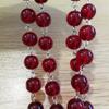 20m/lot Crystal 10mm Dark Red Ball Beads Crystal Bead Curtain Strand For Home Decoration Supplies view 1