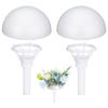 Abaodam Wedding Bouquet Handles with Foam Floral Holders 2Pcs Lightweight Bride Flower Holder for DIY Fresh Artificial Flower Arrangements and Celebration view 1