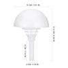 Abaodam Wedding Bouquet Handles with Foam Floral Holders 2Pcs Lightweight Bride Flower Holder for DIY Fresh Artificial Flower Arrangements and Celebration view 4
