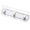 EXPUTRAN Acrylic and Silver Standard 3 Hole Punch,10 Sheet Capacity, Desktop Hole Puncher 3 Ring, Office Desktop Accessory, Clear/(Silver) view 1