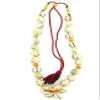 Jai sakshi Sea Shell Laxmi Brown kaudi/Cowrie mala 28 kaudis in one mala for Pooja view 1