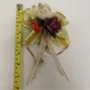 Zaer Ltd. Bulk Pack of 96 Units, 3-Artificial Roses on Ribbon and Leaf Base with Acrylic Bead Tassels, Arts and Crafts Supplies (Large Size (About 4.25" Wide) (Pack of 96 Pieces)) view 2