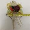 Zaer Ltd. Bulk Pack of 96 Units, 3-Artificial Roses on Ribbon and Leaf Base with Acrylic Bead Tassels, Arts and Crafts Supplies (Large Size (About 4.25" Wide) (Pack of 96 Pieces)) view 3