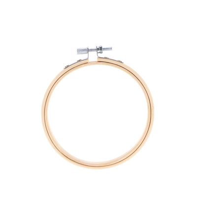 Wakauto 1pc Embroidery Hoop Craft Tool for Cross and Needlework for Beginners and Home Decorations Smooth Fixing Versatile Use