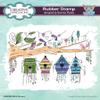 Creative Expressions Bonnita Moaby Bird Street - Clear Rubber Stamp, Grey Rubber, A6 approx (CER029) view 1