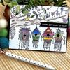 Creative Expressions Bonnita Moaby Bird Street - Clear Rubber Stamp, Grey Rubber, A6 approx (CER029) view 3