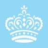 Stencils by Joanie 8" Royal Crown British Art Template Tiara Scroll King Queen DIY Craft Signs view 1