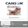 Canson Illustration Glued Pad A4 12 Sheets Smooth 200g view 1