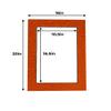 16x20 Mat for 11x17 Photo - Precut Basketball Texture Picture Matboard for Frames 16 x 20 Inches - Bevel Cut to Display Art 11 x 17 - Acid Free Pack of 25 MATS with Backing Boards & Clear Bags view 4