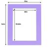 11x14 Mat for 8.5x11 Photo - Precut Light Purple Picture Matboard for Frames Measuring 11 x 14 Inches - Bevel Cut to Display Art 8.5 x 11 Inches - Acid Free ONE MAT with Backing Board & Clear Bag view 4