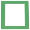 Poster Palooza 11x14 Mat for 8x10 Photo - Precut Bright Green Picture Matboard for Frames Measuring 11 x 14 Inches - Bevel Cut Matte to Display Art Measuring 8 x 10 Inches - Acid Free ONE MAT view 3